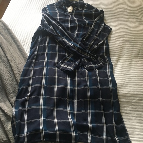 Zara Dresses & Skirts - ZARA Plaid Shirt Dress